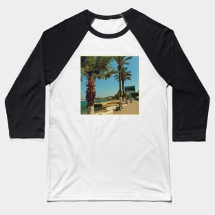 Pretty picture of a Palm Tree. Pretty Palm Trees Photography design with blue sky Baseball T-Shirt